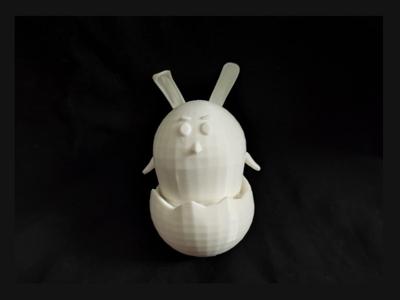Chick Bunny screw-on Egg