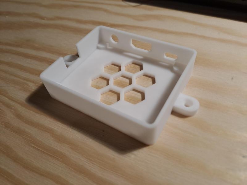 Raspberry Pi 3A+ Case with vents, wall mount