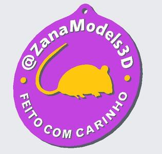 Zana Models 3D keychain