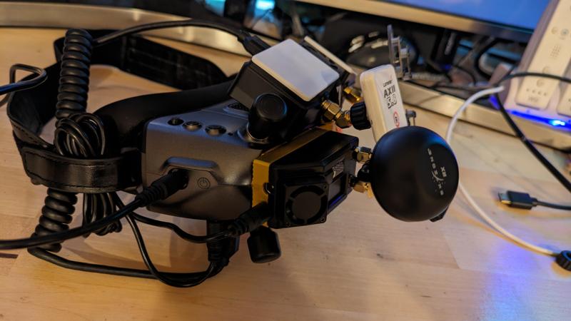 Walksnail Goggles X LED Cover with HDZero and Steadyview X