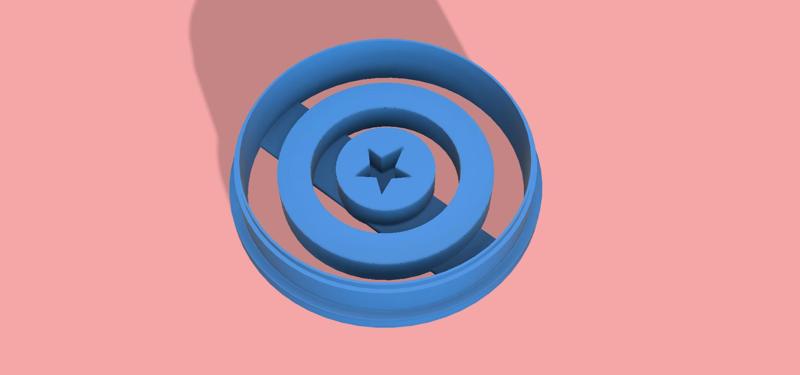 Cookie Cutter shield captain america x1