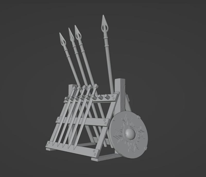 Rohan Weapons Rack