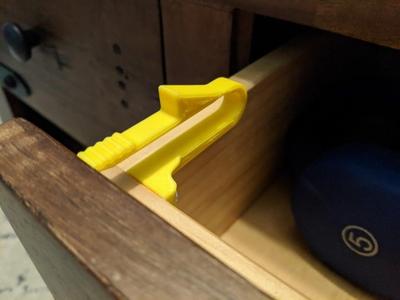 Child Lock Recessed Drawer