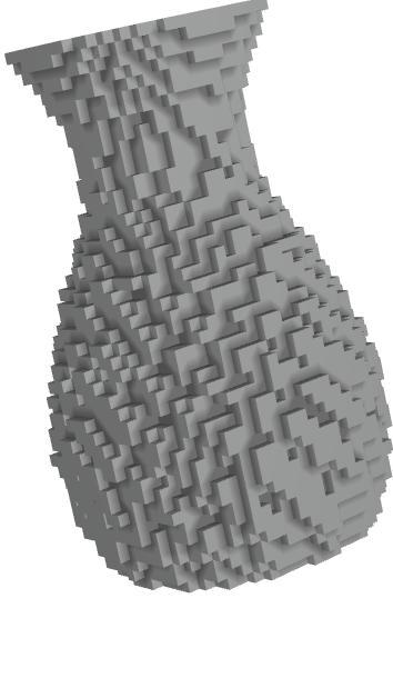 Voxelized Vase No supports needed