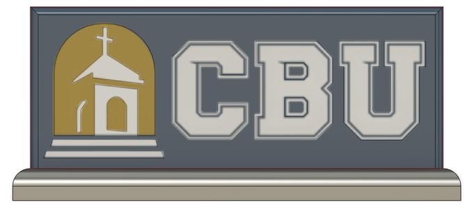 California Baptist University Logo Stand