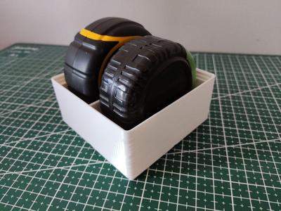 Flexometer storage for gridfinity (with Freecad)