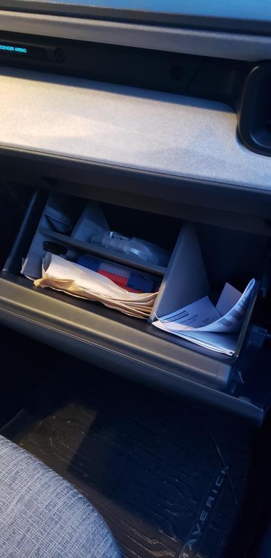 Glove box divider for Ford Maverick