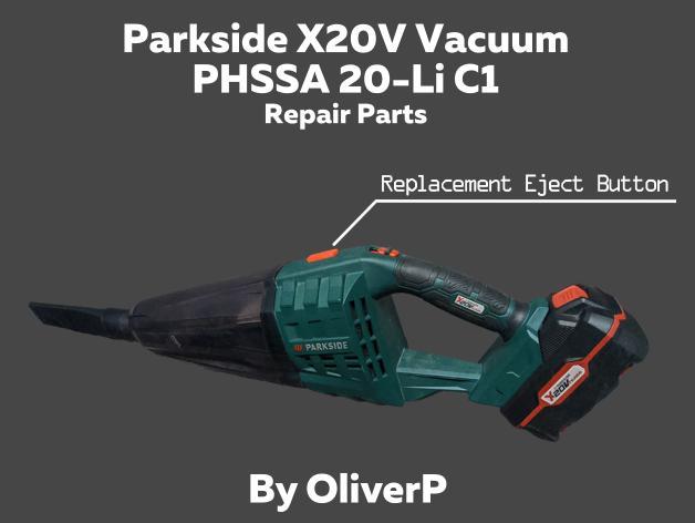 Parkside X20V Vacuum (PHSSA  20-Li C1) Ejector Button Replacement
