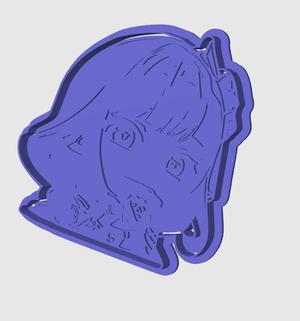 Genshin Impact Ei with card game cookie cutter