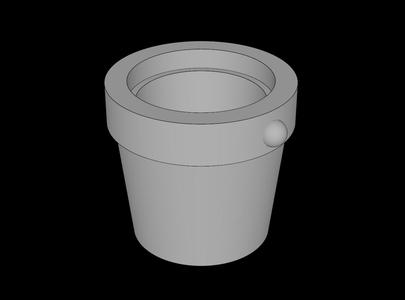 Lego Compatible (95343.dat) Bucket  1 x  1 x  1 Conical