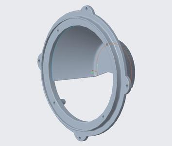 6.5" to 8" speaker base for car door, miata approved