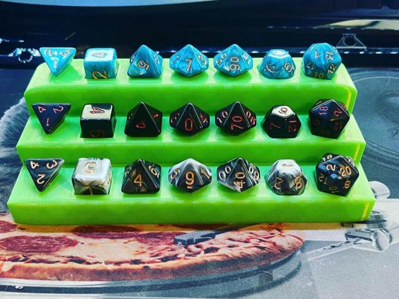 5 Row Dice Display