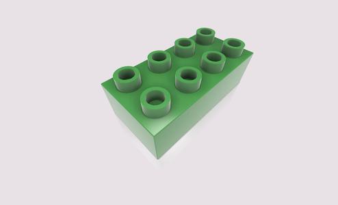 LEGO DUPLO Brick 2x4 - 3011