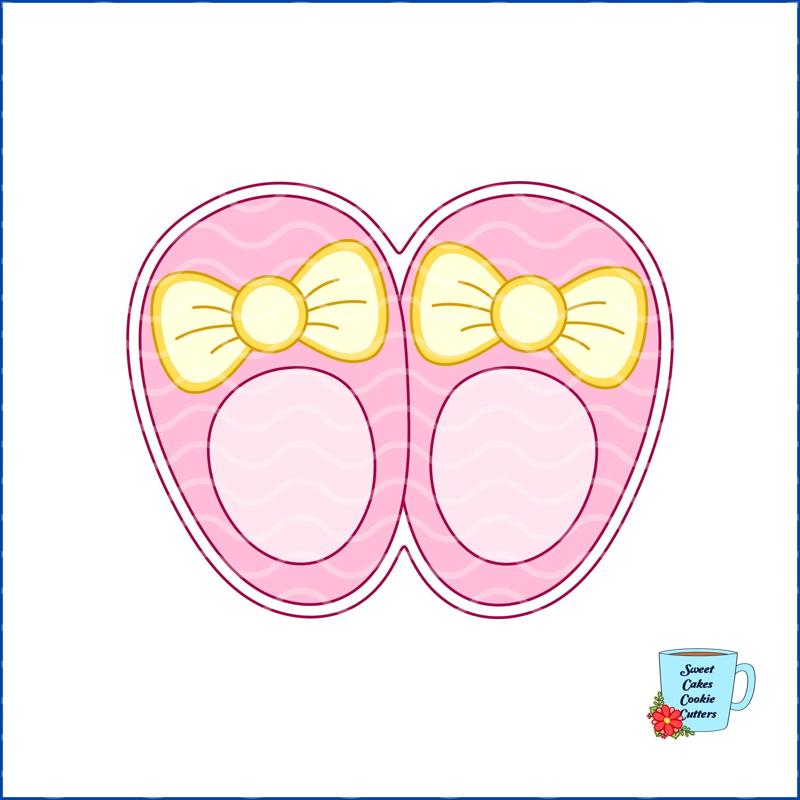 Baby Shoe - 8 STL Cookie cutter files. CC64