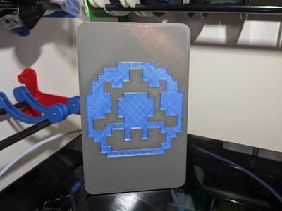 8 bit Mushroom sign (no AMS required)