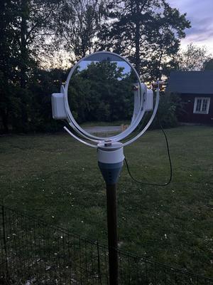 Caia heliostat fencepost holder