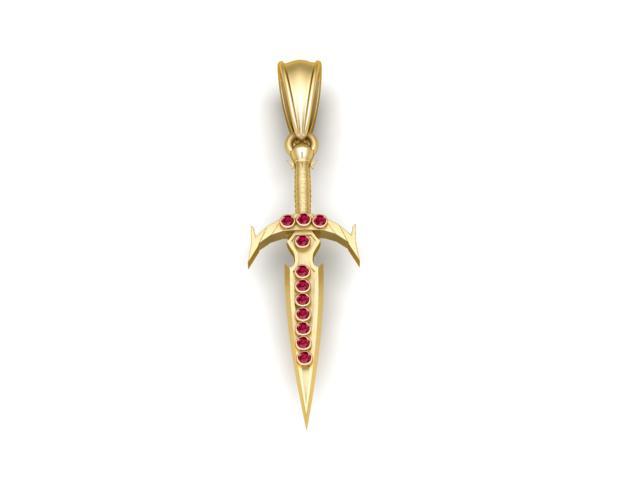 word shaped pendant