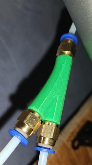 Bambu Y Splitter PC4-M6 straight with minimum angle
