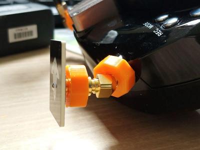 knurled grip for FPV antenna on Goggles