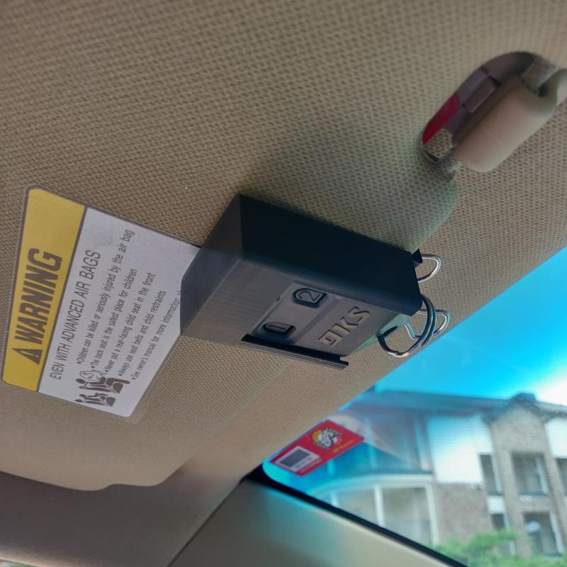 SKG Remote Fob Holder Sun Visor - Remix on hashg's garage opener holder