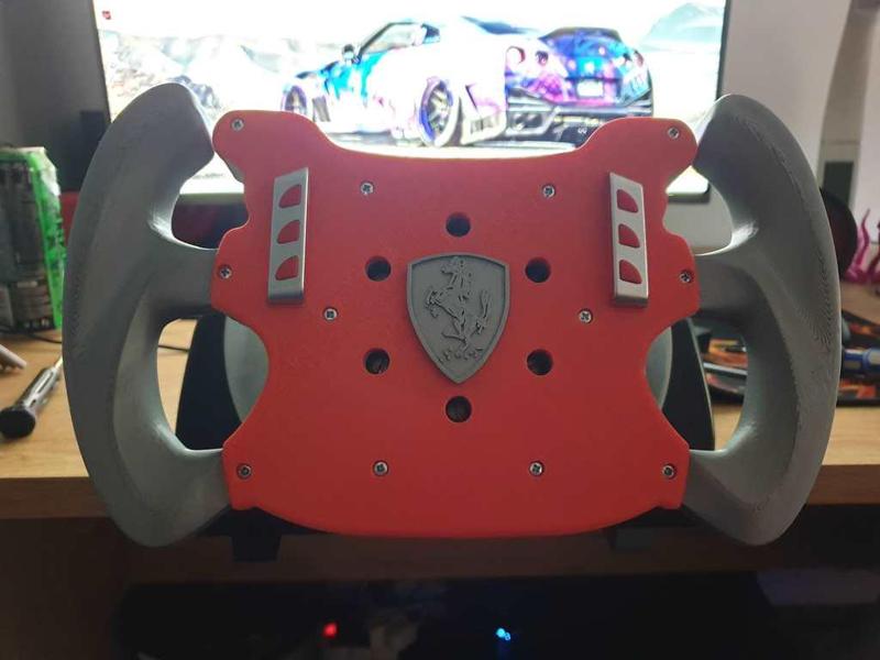 Logitech G27 F1 style steering wheel with original buttons