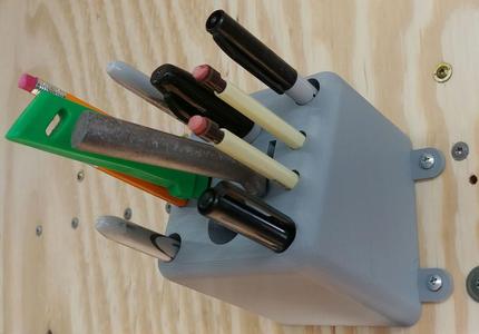 Pen Pencil Marker Knife Organizer (Wall Mount)