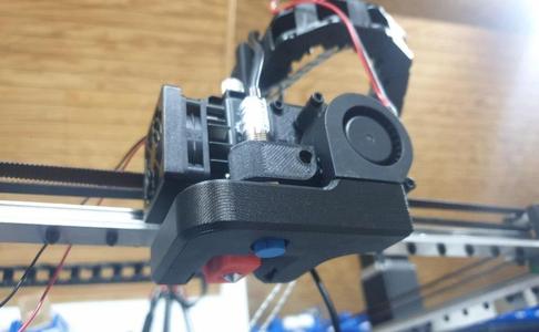 Hemera E3D Volcano V6 Mount + Inductive sensor + Layer Fan