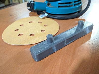 Orbital sander 125mm pad helper
