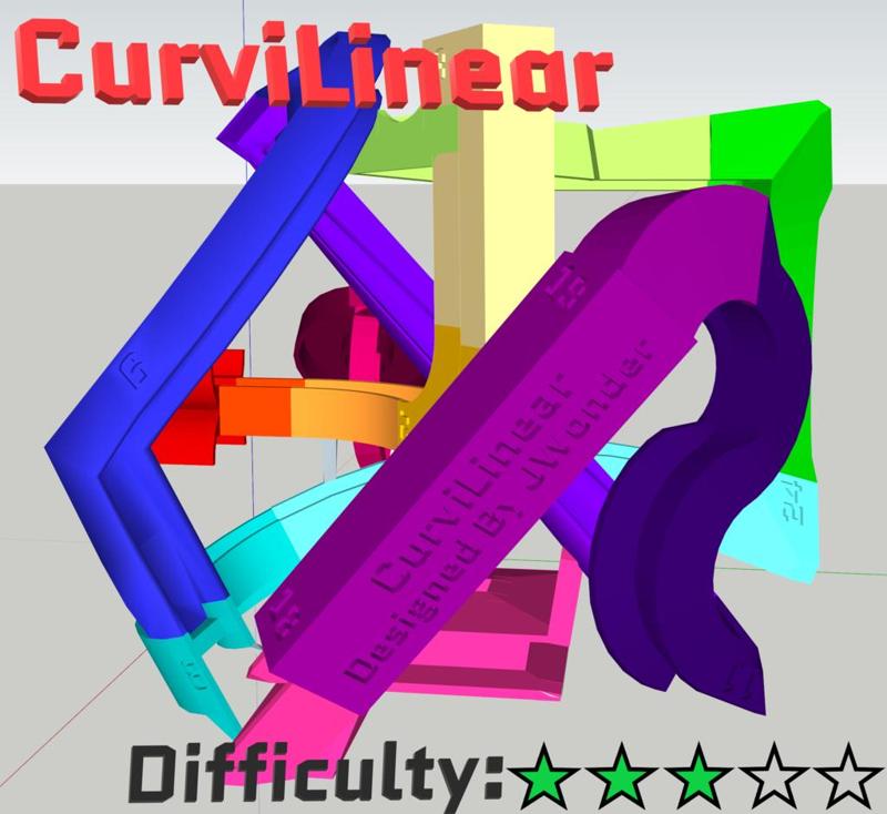 Custom Printable Perplexus - "CurviLinear" 