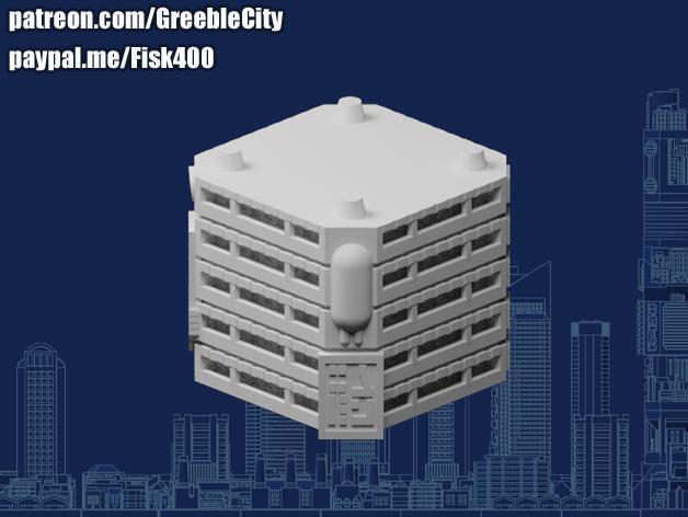 GreebleCity Cyberpunk: Tower Module
