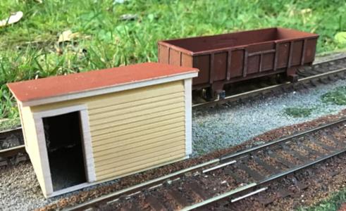 NZR Lean-To Station Building 1/80