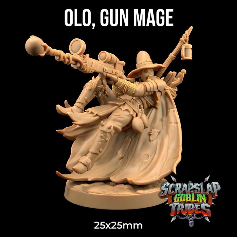 Olo, Gun Mage | PRESUPPORTED | Scrap Slap Goblin Tribes