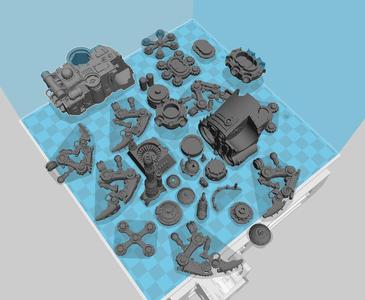 Metal crab for wargames