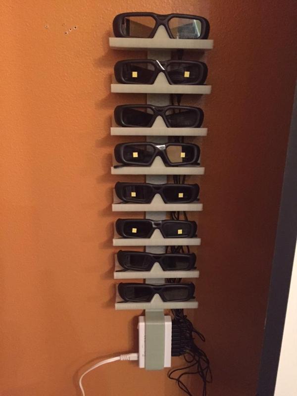 Optima 3D Glasses Charging Rack v1