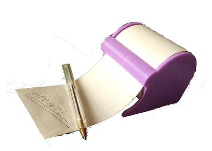 NOTEPAD BLOCK WITH CALCULATOR ROLL