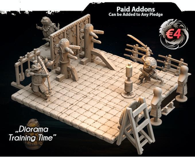 Fantasy realms Training Time Diorama