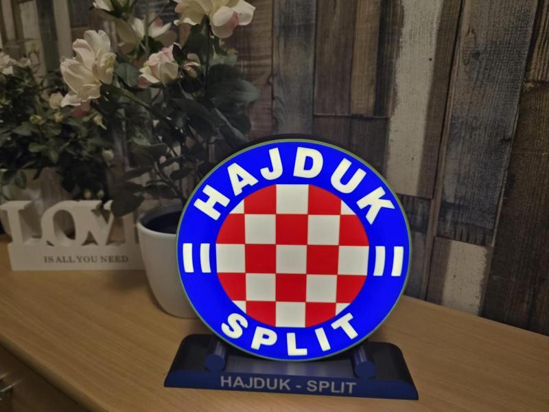Hajduk Split Lamp with Base