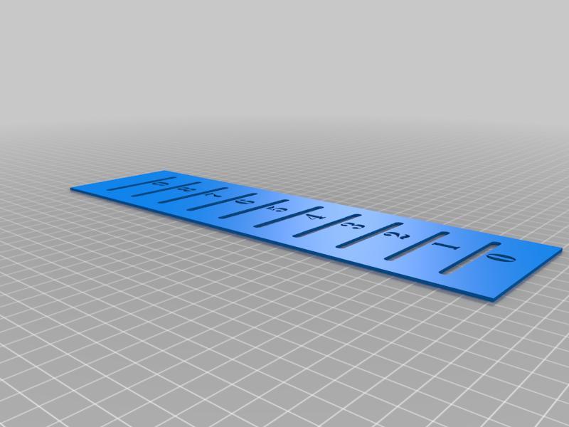 Foil Track Ruler Stencil