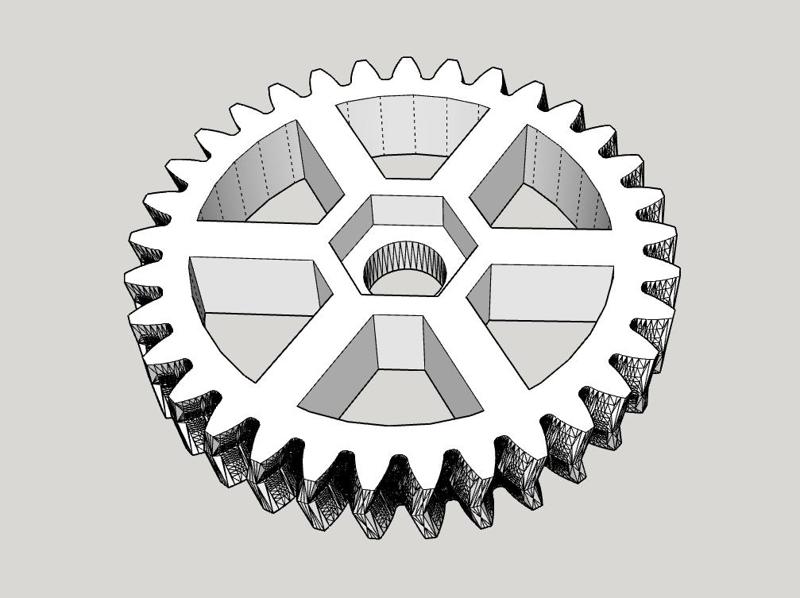 Spoked Pitan gear