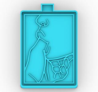 sexy delicious - freshie mold - STL for silicone mold