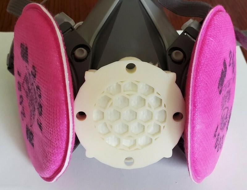 3M Respirator Exhaust Vent Filter