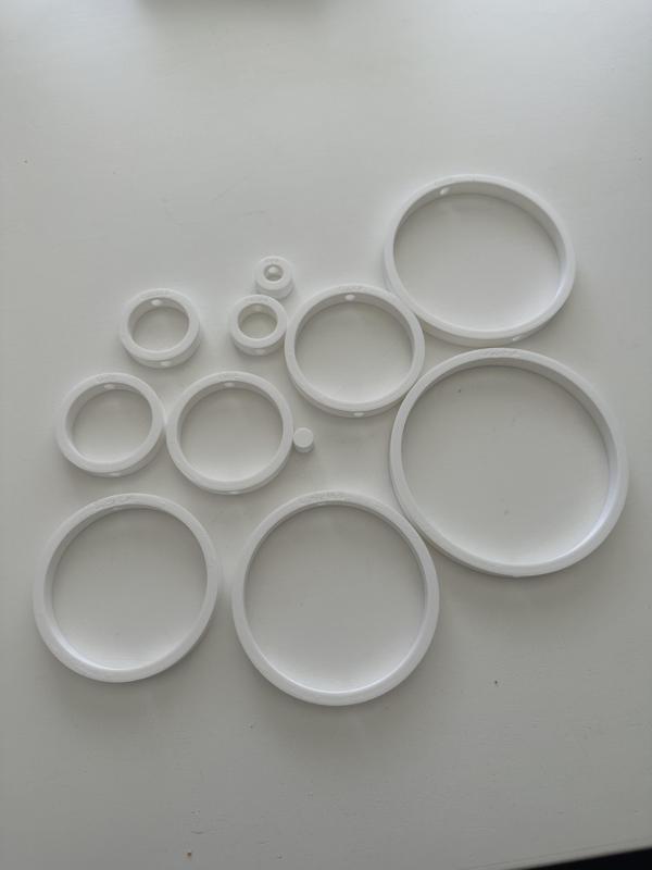 Childbirth Education Dilation Rings 1, 2, 3, 4, 5, 6, 7, 8, 9, 10 cm