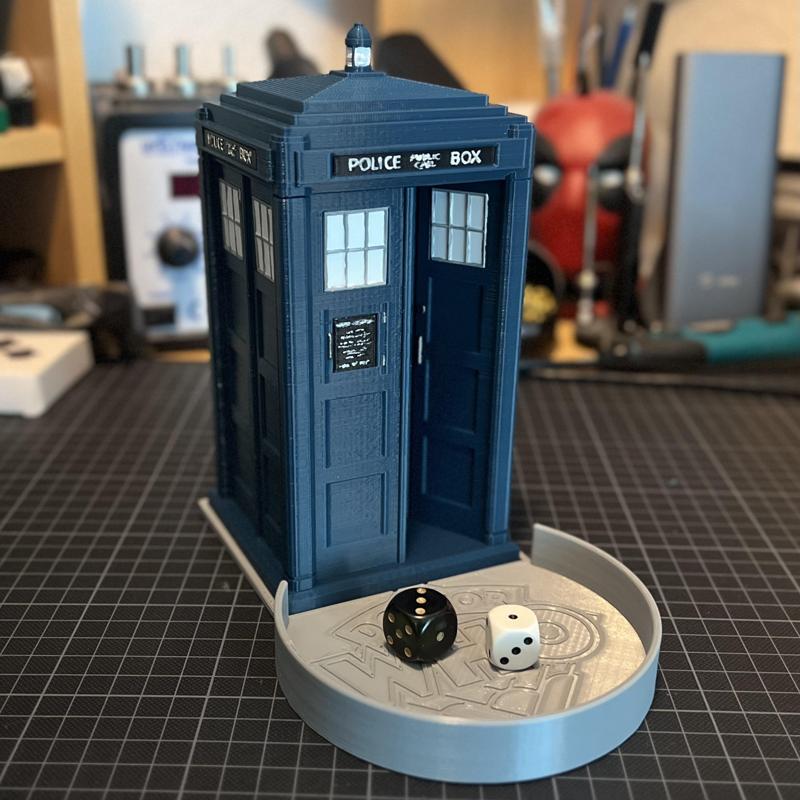 TARDIS Dice Tower "Enhanced" (2023 Tardis)