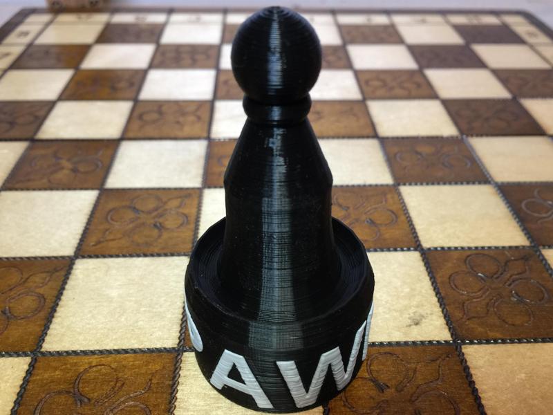 Pawn Chess Piece -with PAWN