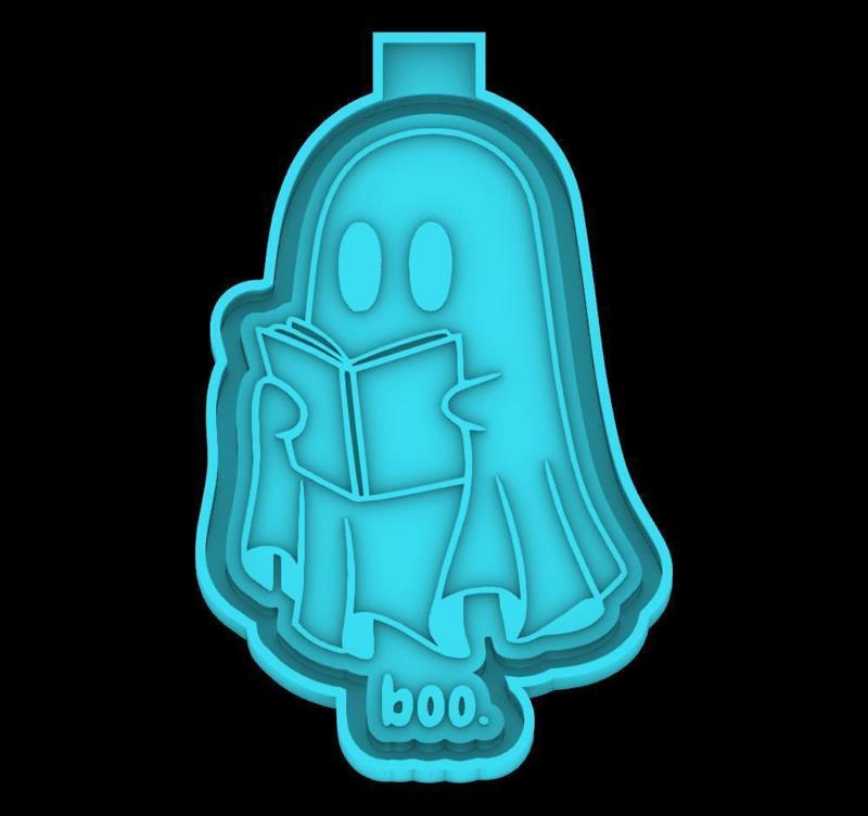 Reader Ghost - Boo - freshie mold - STL for silicone mold