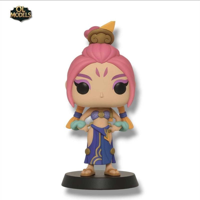 Spirit Blossom Springs Yunara Chibi Figure League of Legends 3D Model