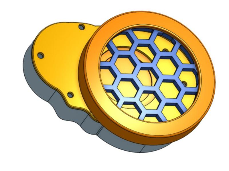 respirator with 5015 fan