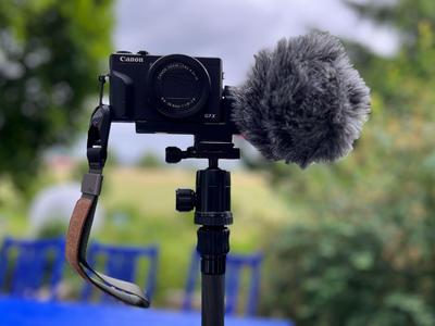 Canon G7X Microphone Mount