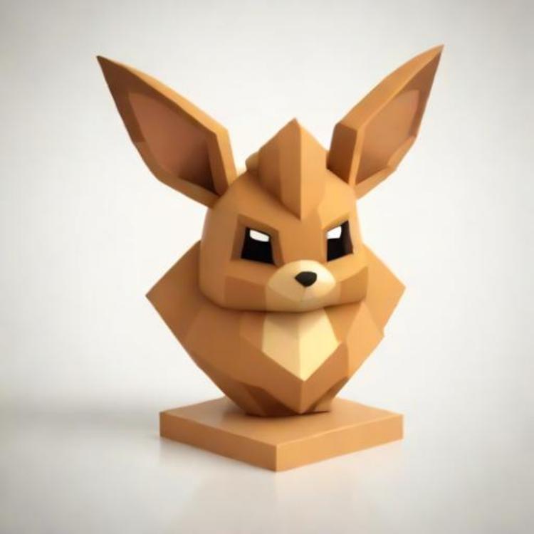 Lowpoly Pokemon - Eevee
