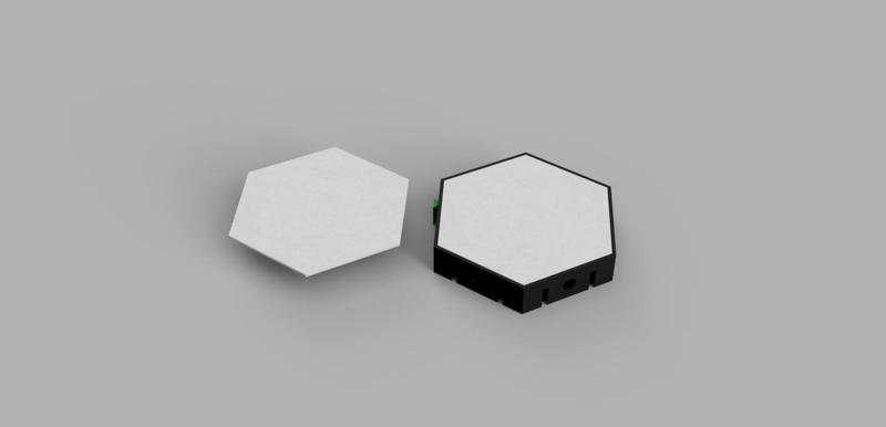 Nanoleaf style hexagon lamp
